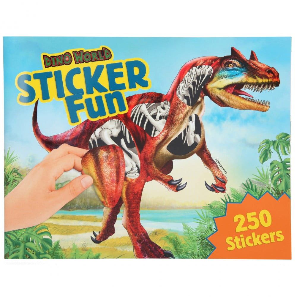 Album Dino World Stickers fun 2