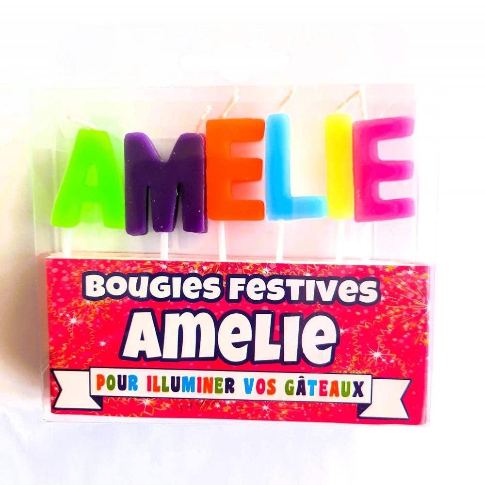 Bougie Prénom Amélie