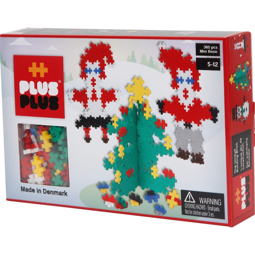 Puzzle en Box de 360 pièces Plus-Plus Sapin et Noël