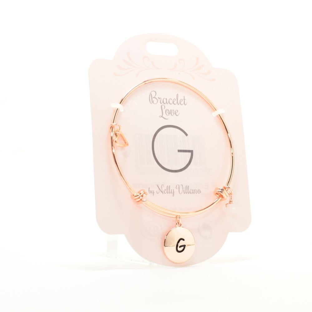 Bracelet Love initiale prénom G