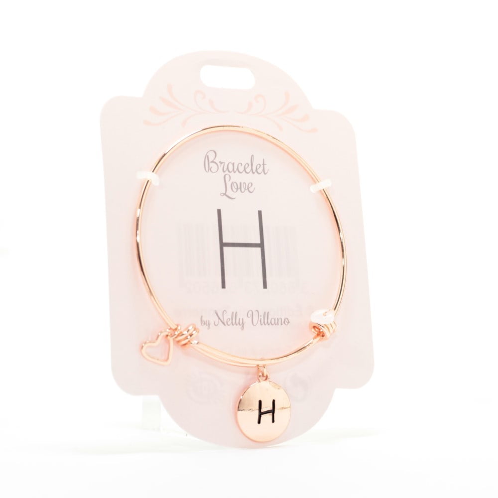Bracelet Love initiale prénom H