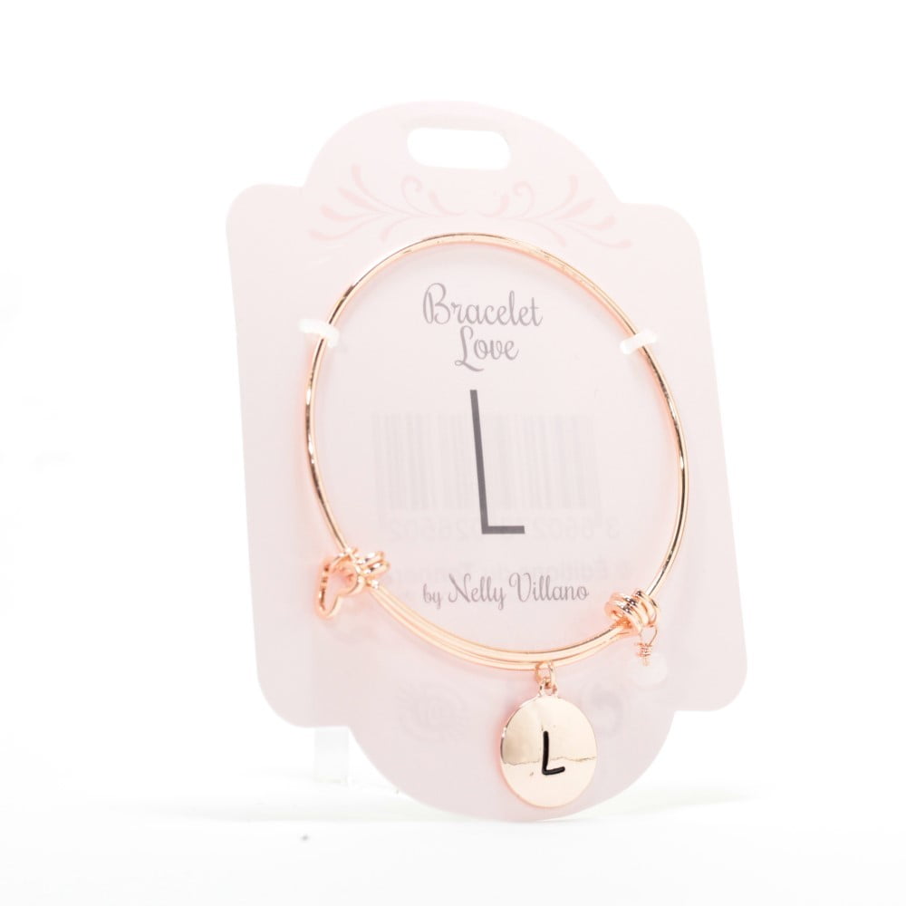 Bracelet Love initiale prénom L