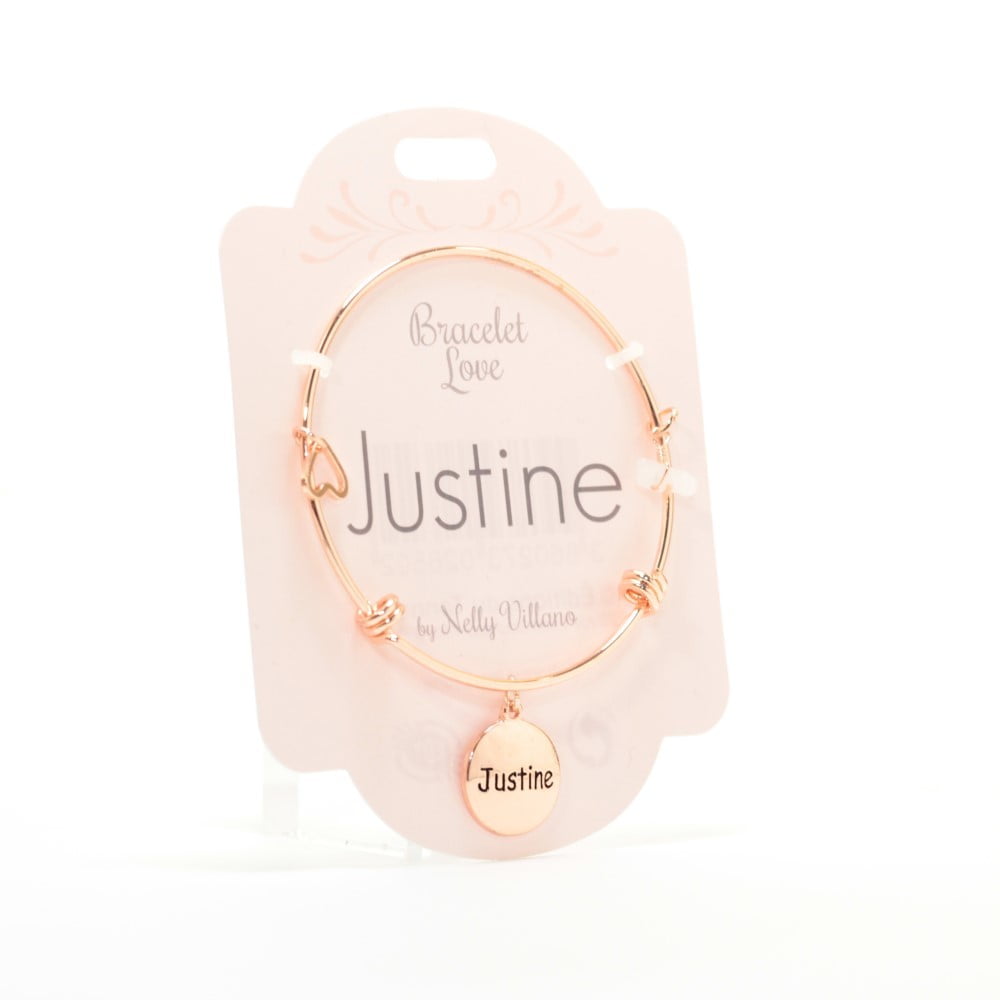Bracelet Love Prénom Justine