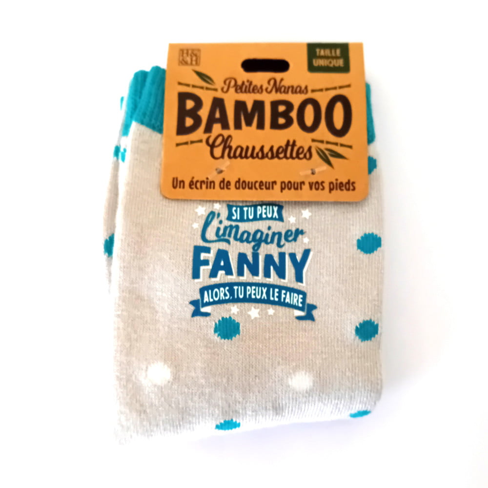 Chaussettes personnalisées prénom Fanny
