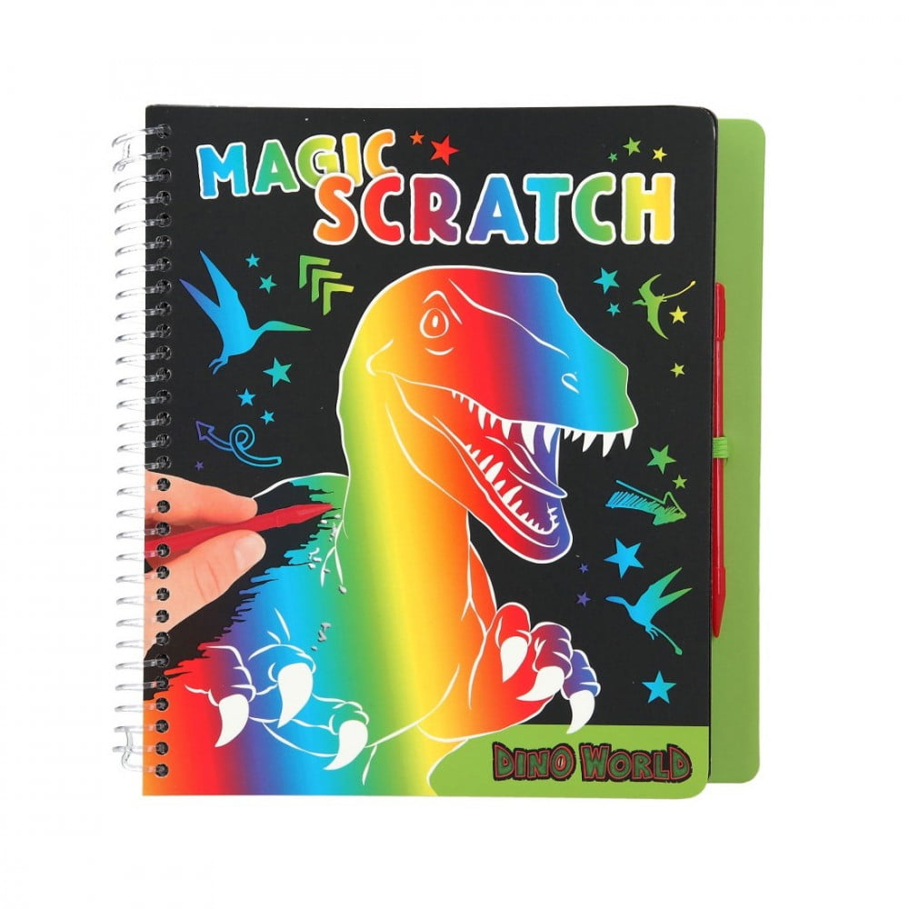 Coloriages dinosaures Magic Scratch