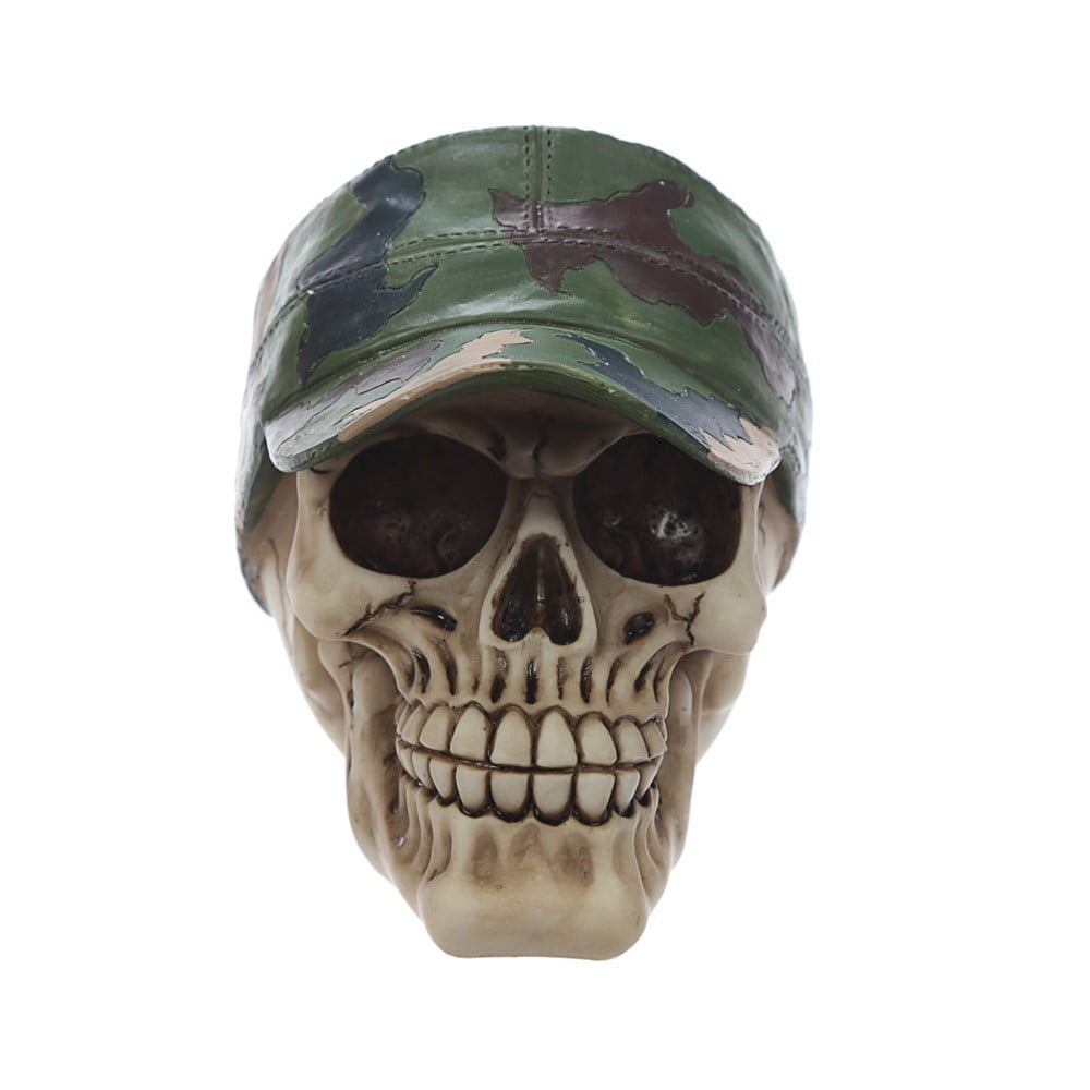 Crâne décoration camouflage