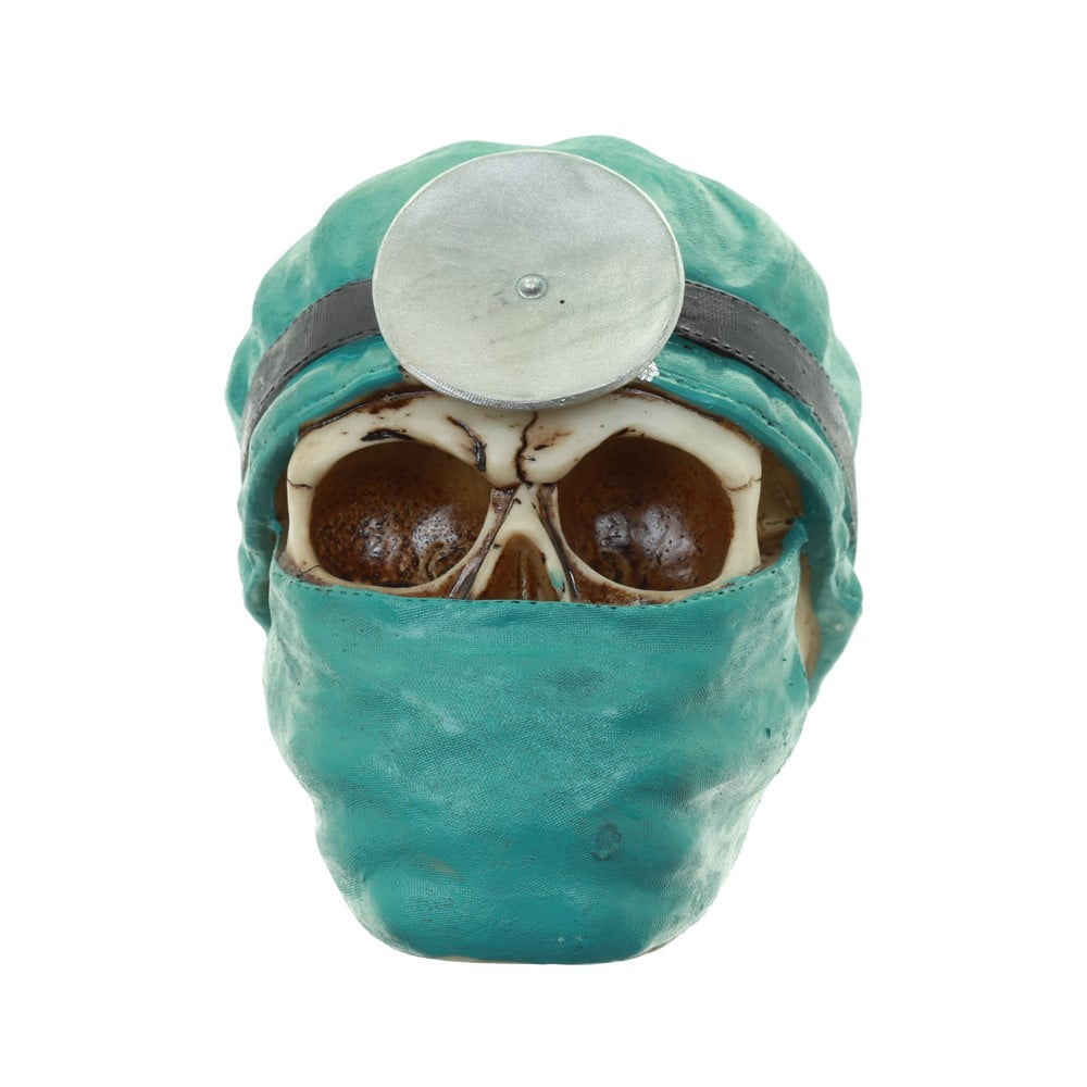 Crâne décoration docteur bleu