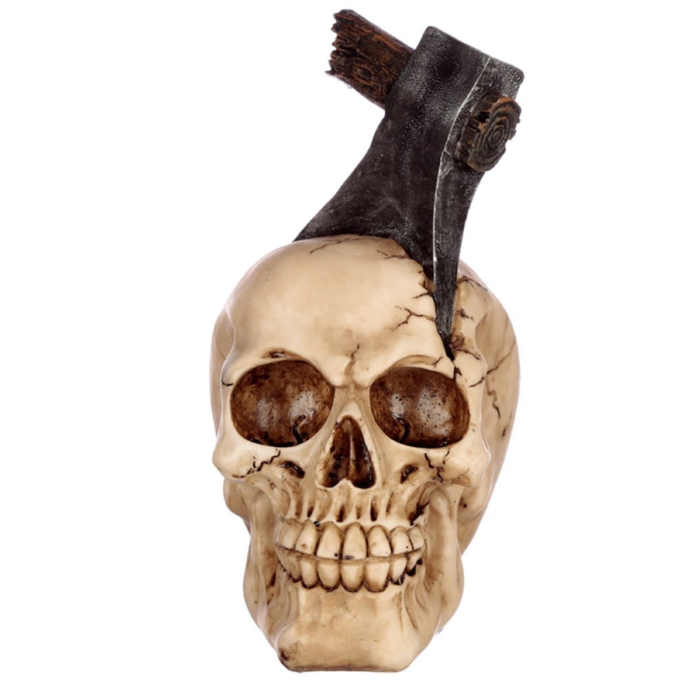 Crâne décoration Hache