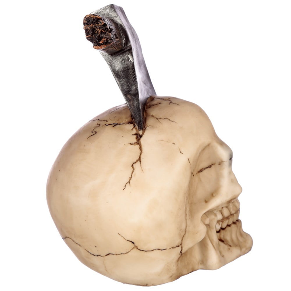 Crâne décoration Hache