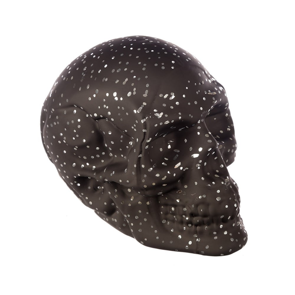Crâne décoration led noir PM