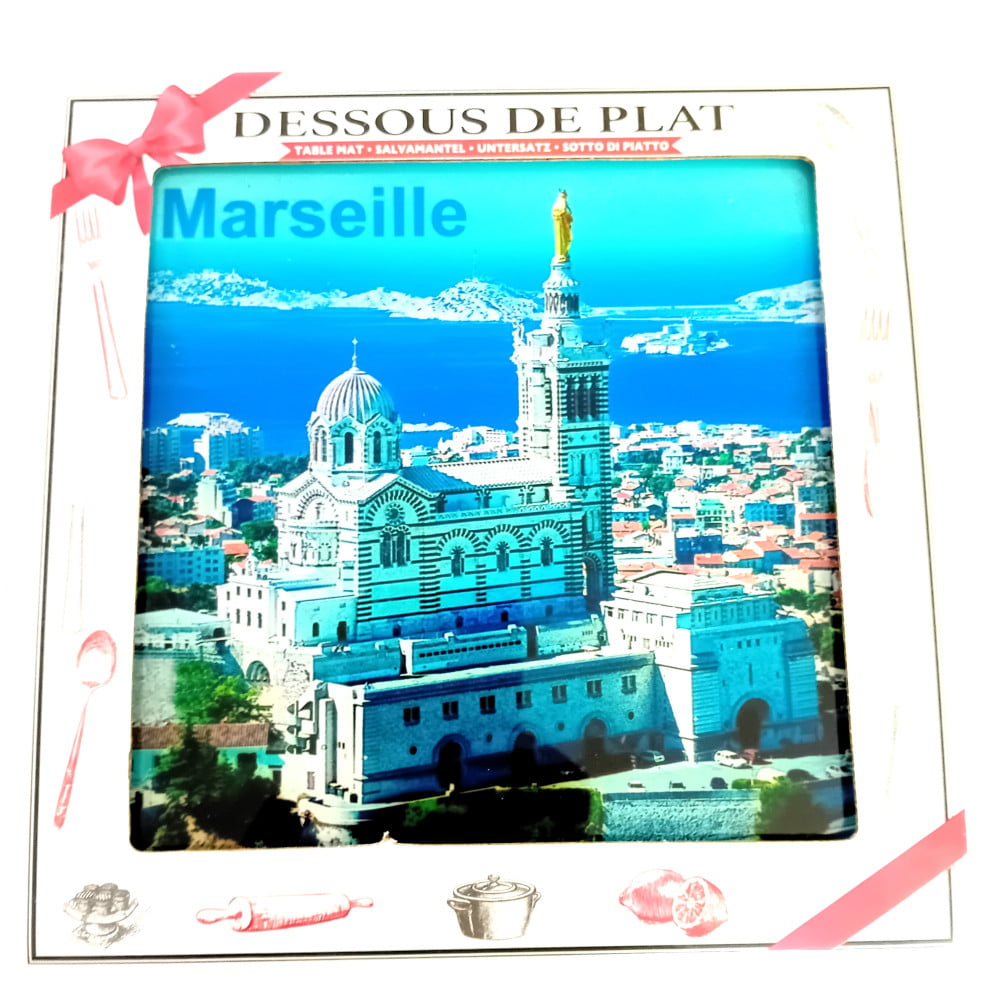 Dessous de plat Marseille Basilique Notre Dame
