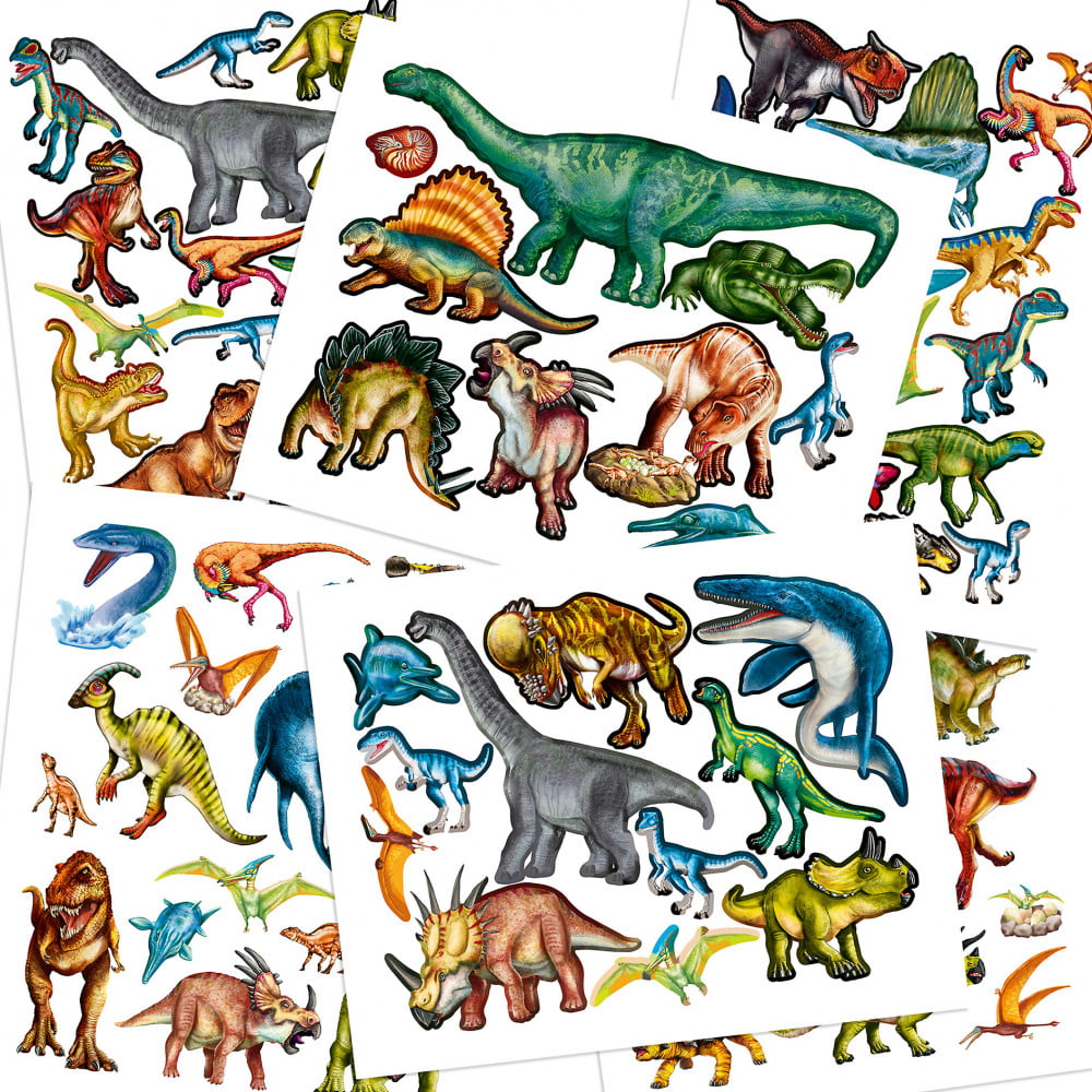 Dino World autocollants Puffy stickers