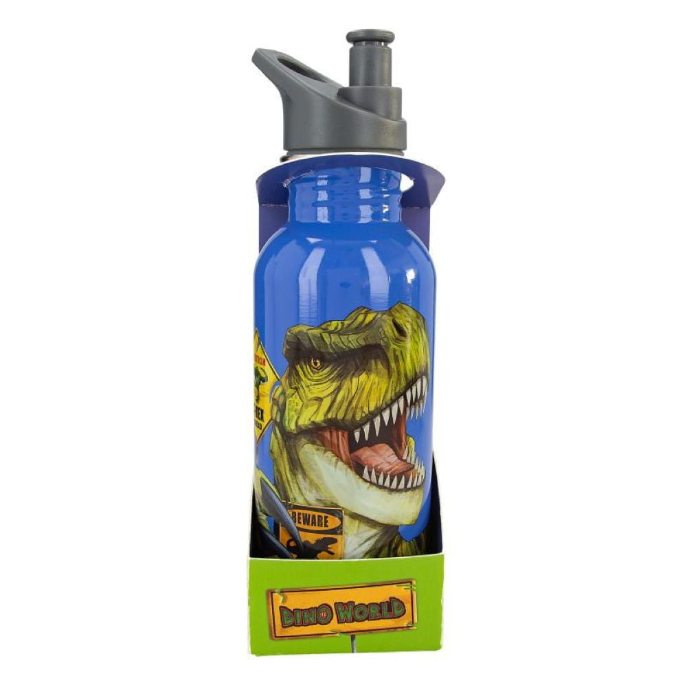 Dino World Gourde en acier inoxydable