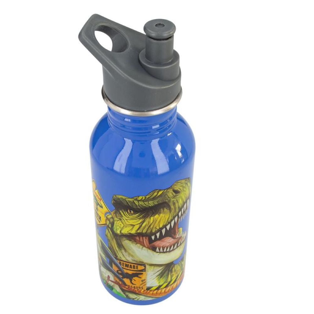 Dino World Gourde en acier inoxydable