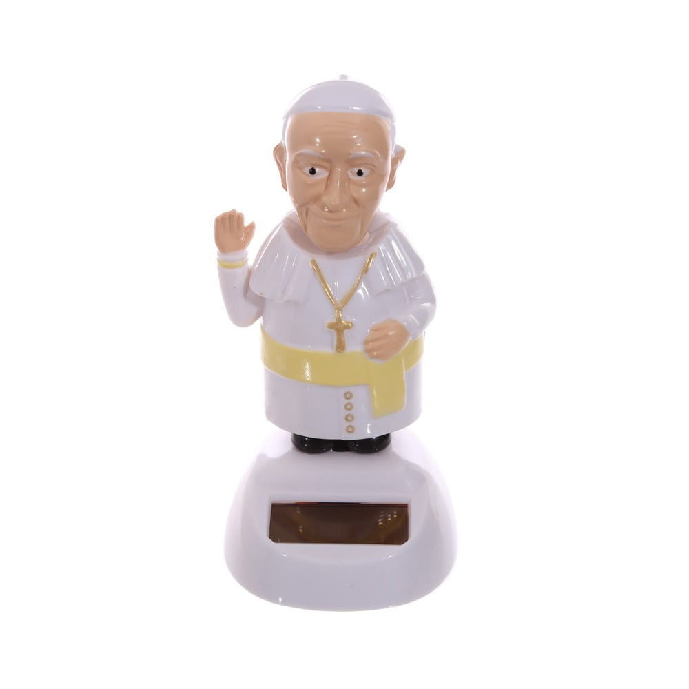 Figurine solaire Le Pape