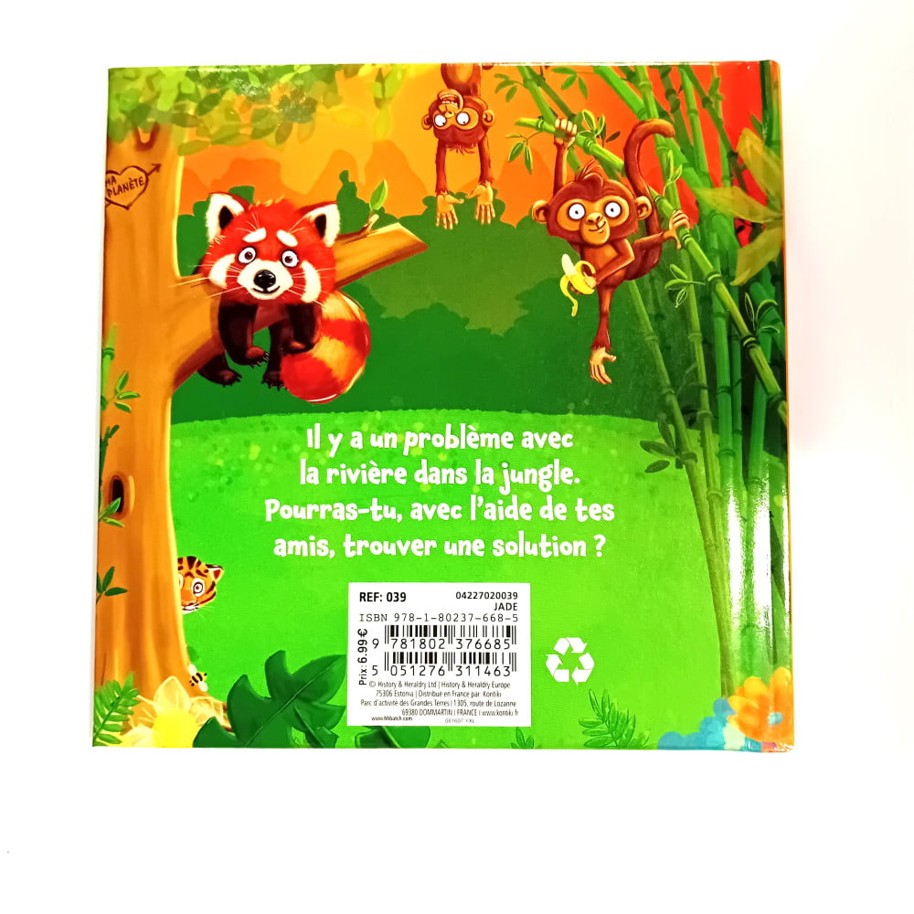 Livre Petit Panda personnalisé prénom Adam