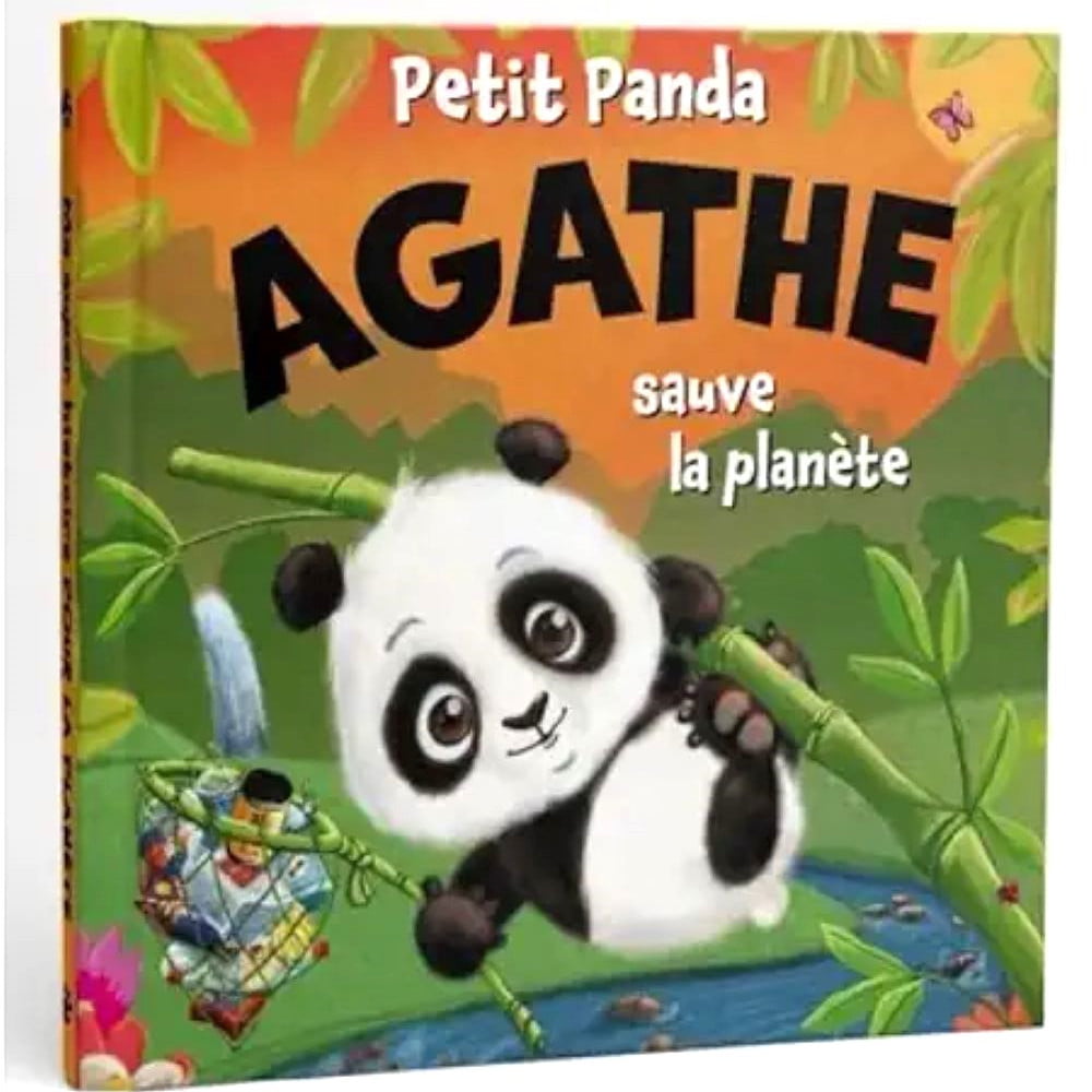 Livre Petit Panda personnalisé prénom Agathe