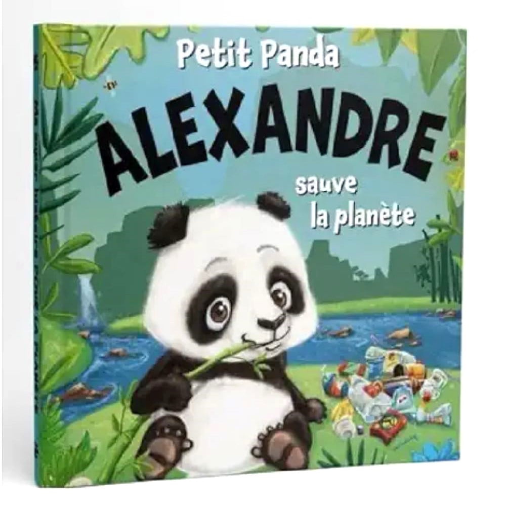 Livre Petit Panda personnalisé prénom Alexandre