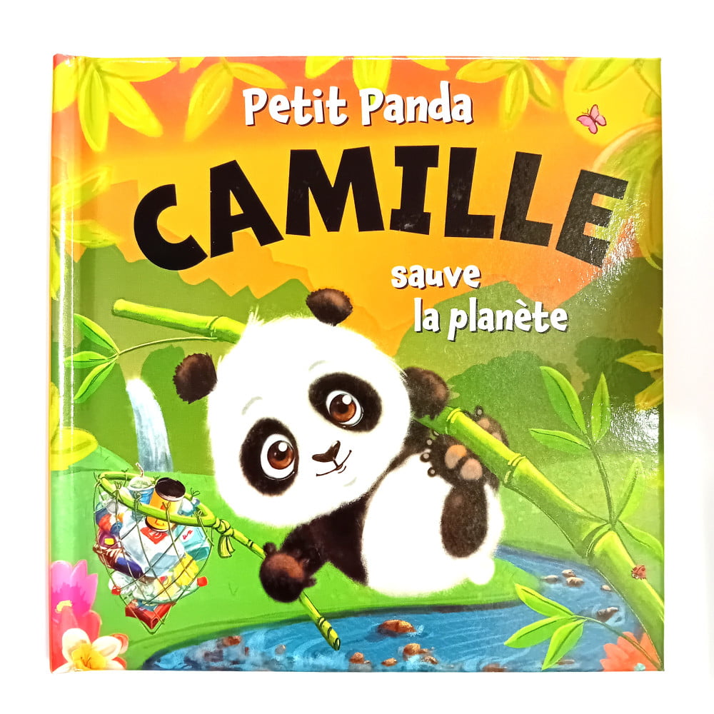 Livre Petit Panda personnalisé prénom Camille