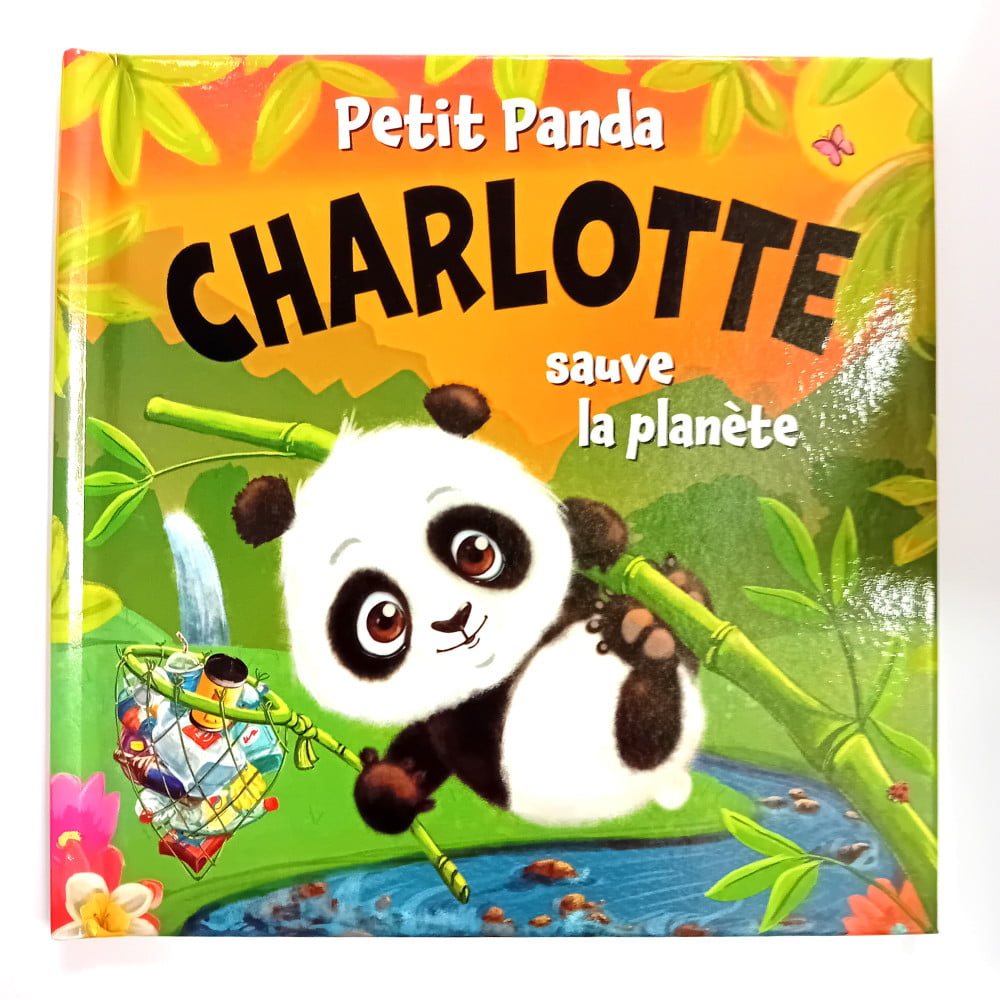 Livre Petit Panda personnalisé prénom Charlotte