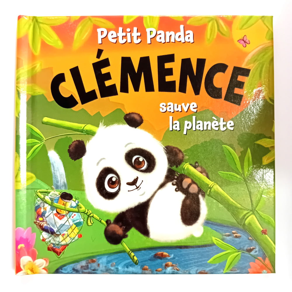 Livre Petit Panda personnalisé prénom Clémence