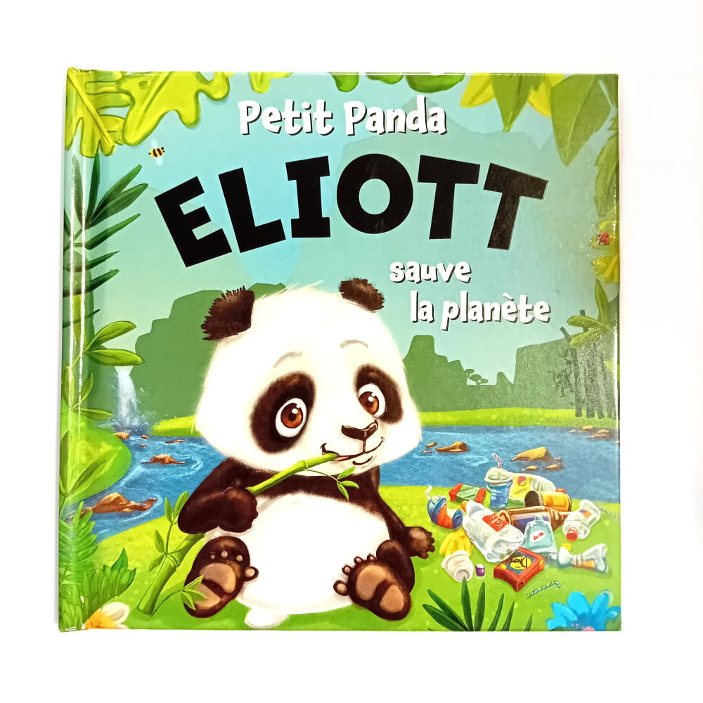 Livre Petit Panda personnalisé prénom Eliott