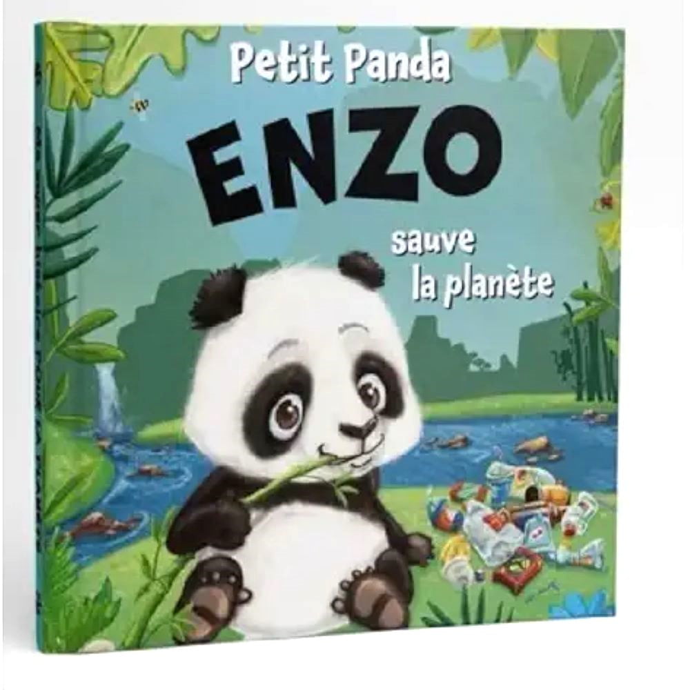 Livre Petit Panda personnalisé prénom Enzo