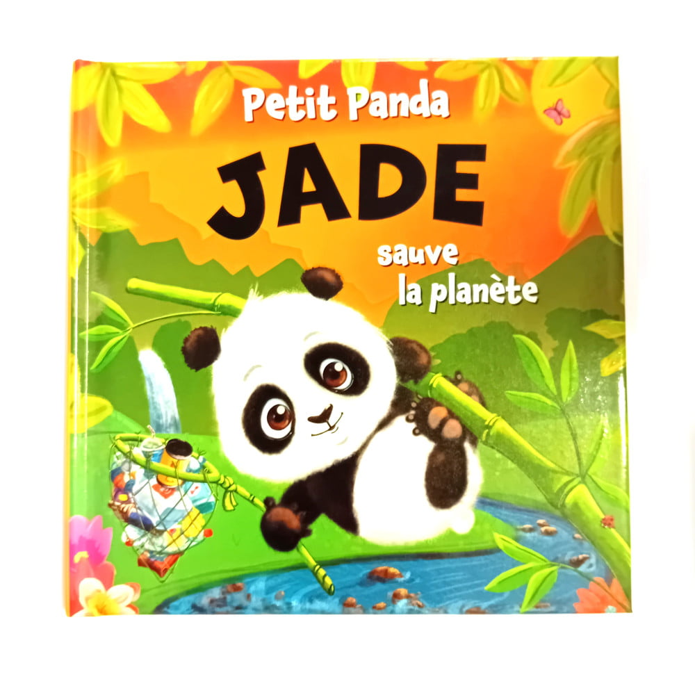 Livre Petit Panda personnalisé prénom Jade