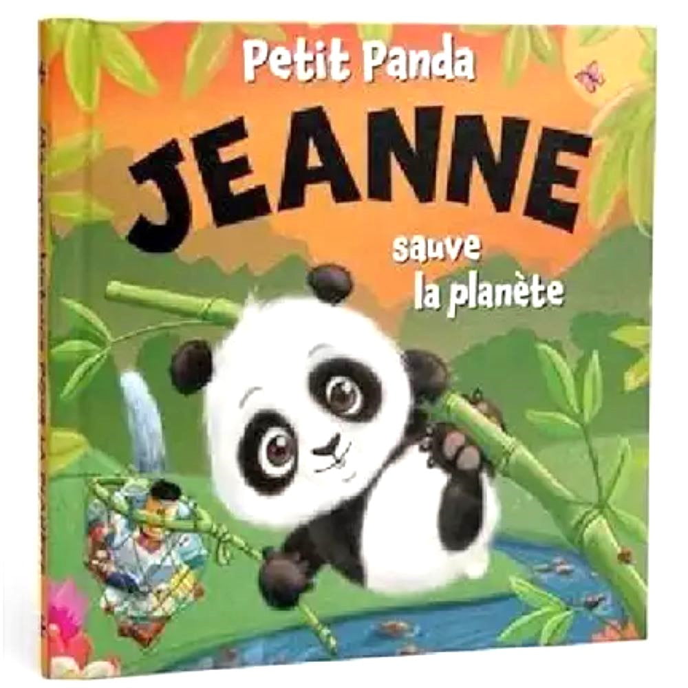 Livre Petit Panda personnalisé prénom Jeanne