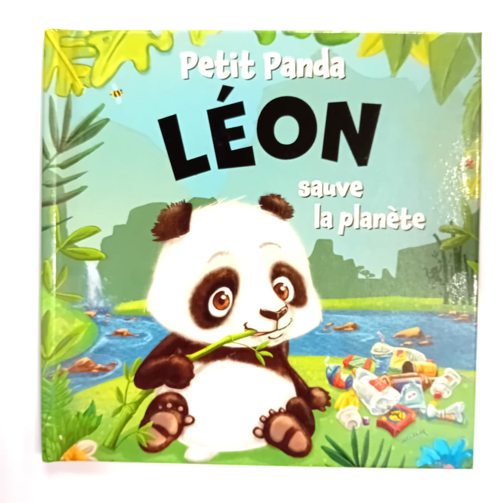 Livre Petit Panda personnalisé prénom Léon