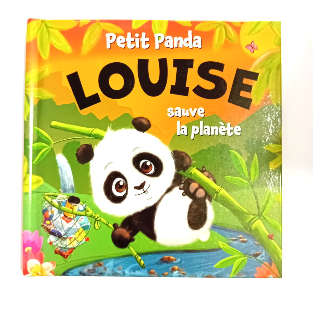 Livre Petit Panda personnalisé prénom Louise