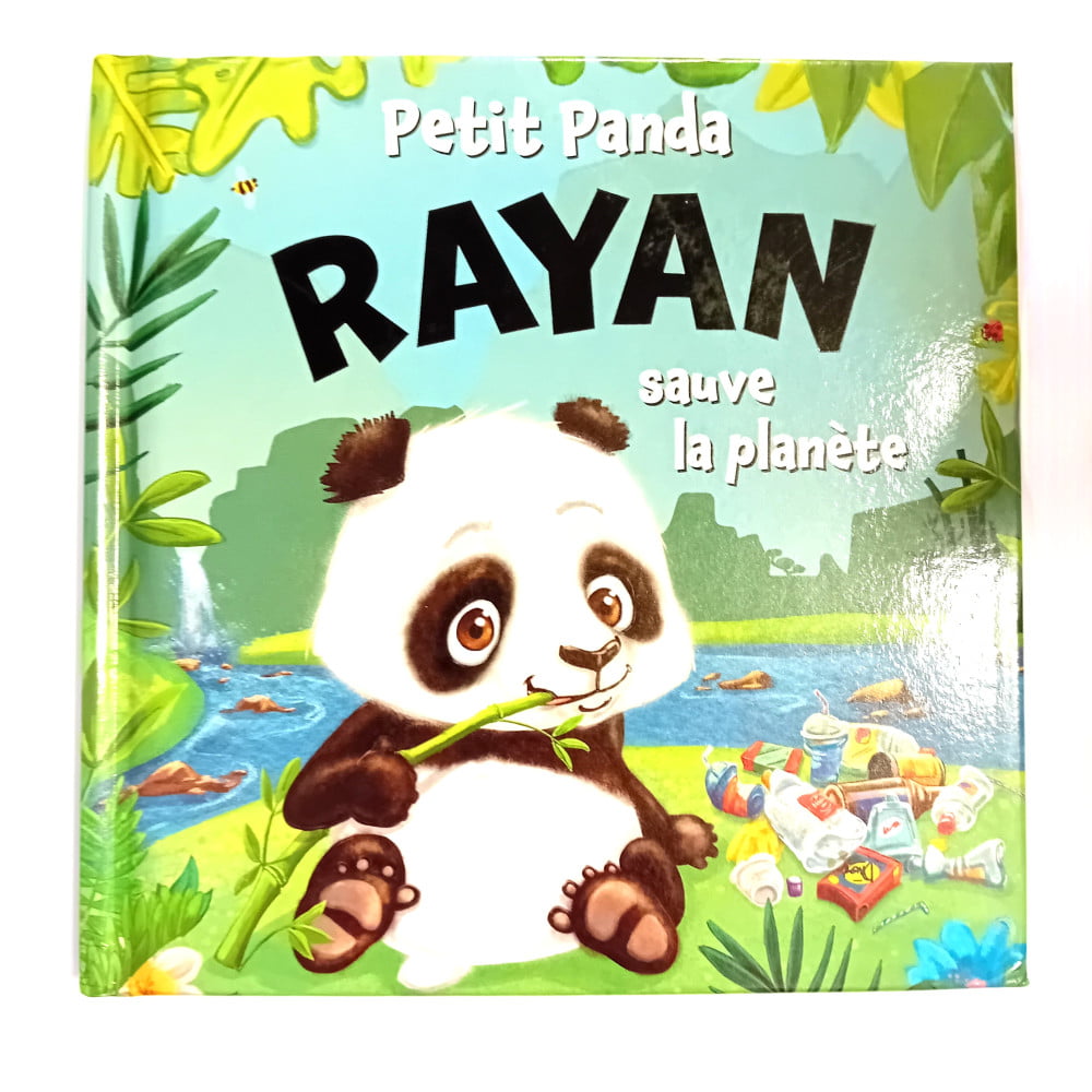 Livre Petit Panda personnalisé prénom Rayan