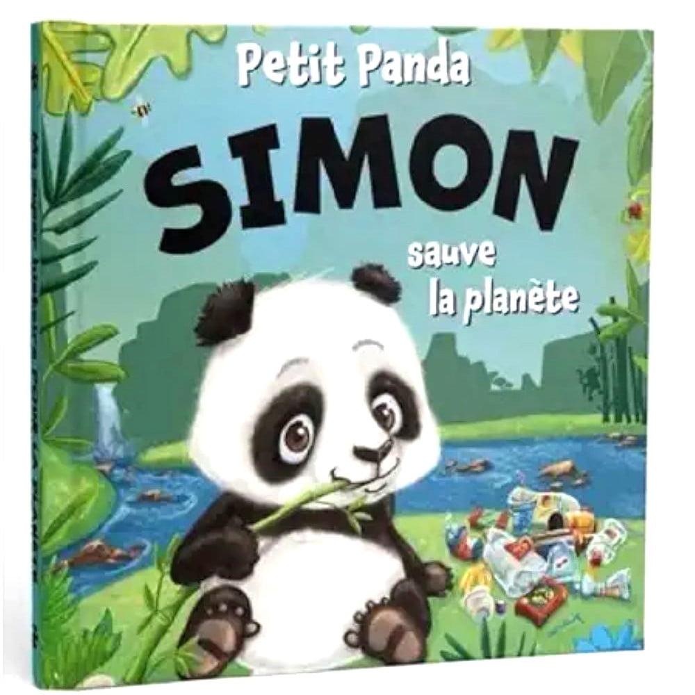 Livre Petit Panda personnalisé prénom Simon