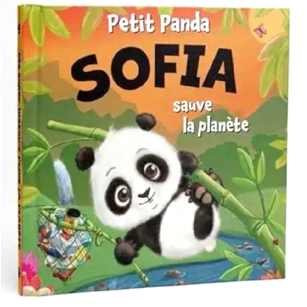 Livre Petit Panda personnalisé prénom Sofia