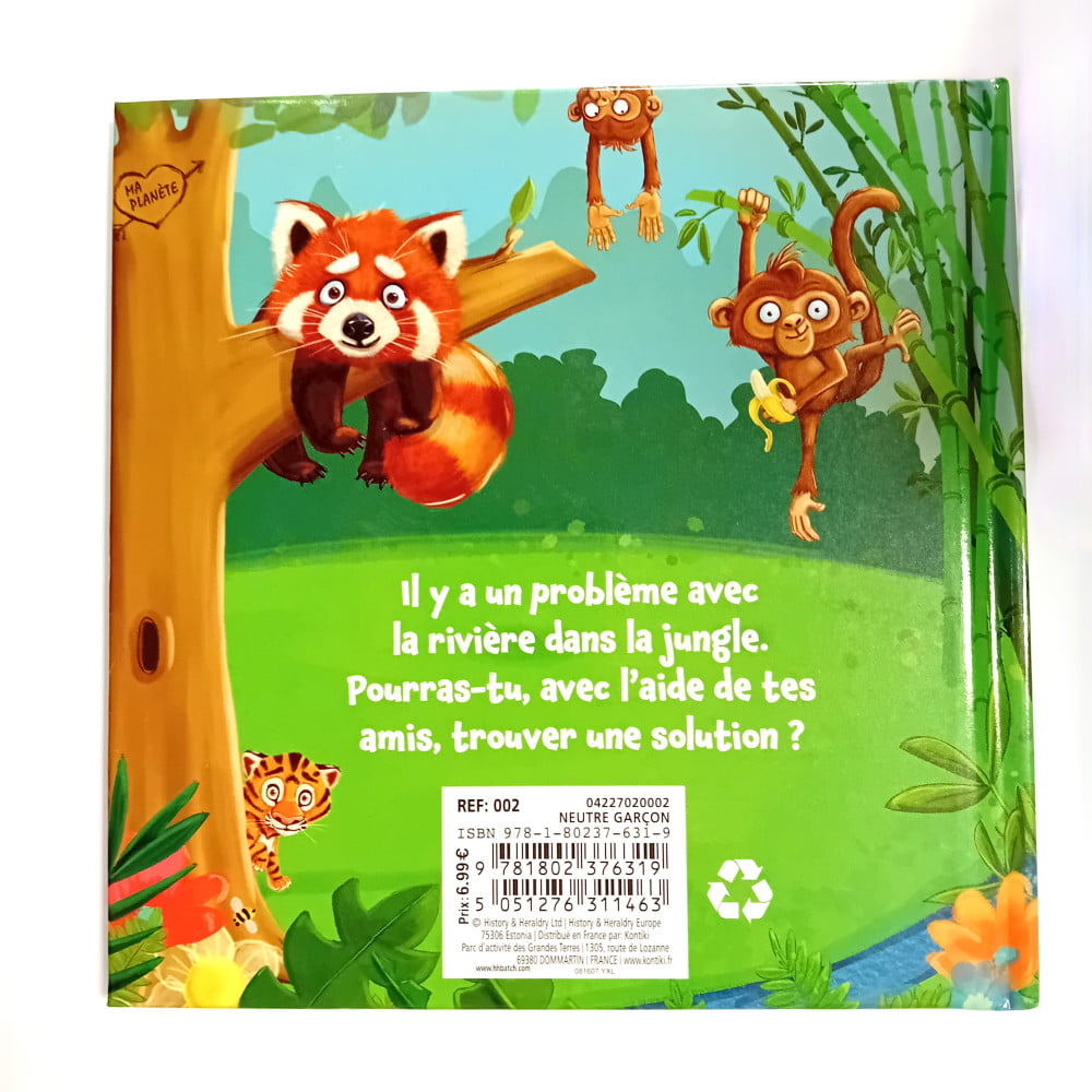 Livre Petit Panda personnalisé prénom Ta propre histoire Fille