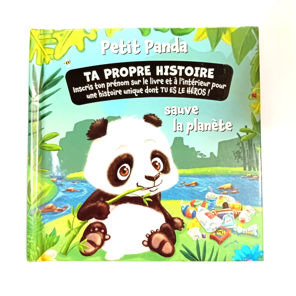 Livre Petit Panda personnalisé prénom Ta propre histoire Garçon