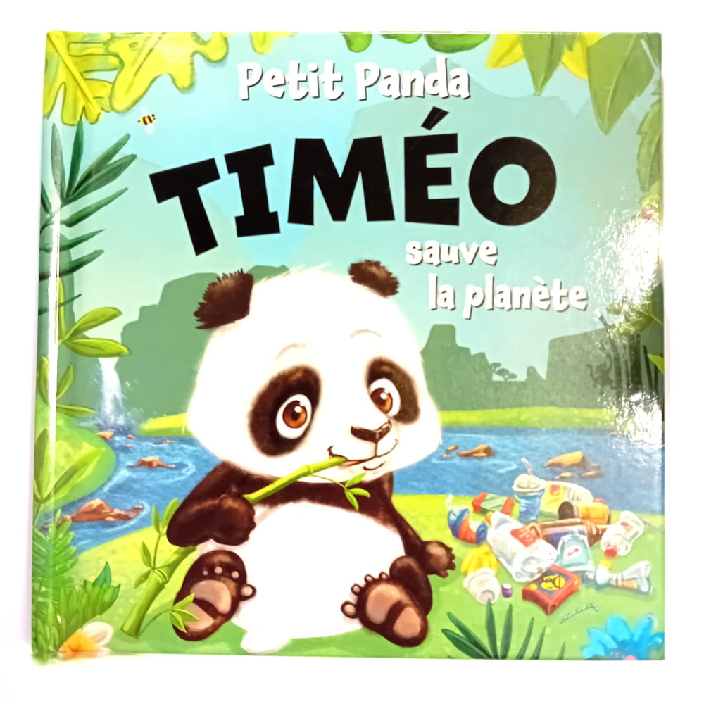 Livre Petit Panda personnalisé prénom Timéo