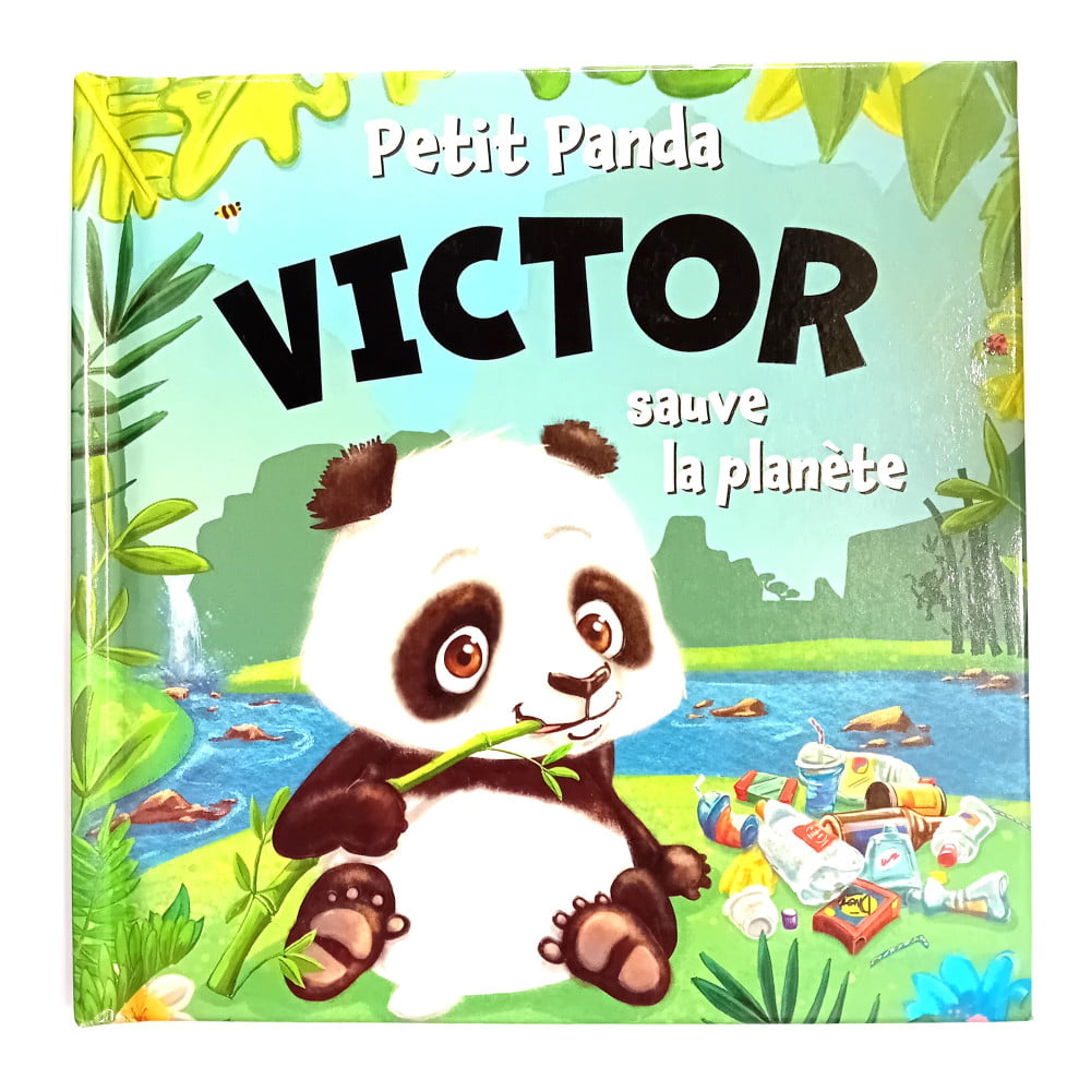 Livre Petit Panda personnalisé prénom Victor