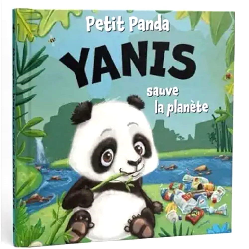 Livre Petit Panda personnalisé prénom Yanis