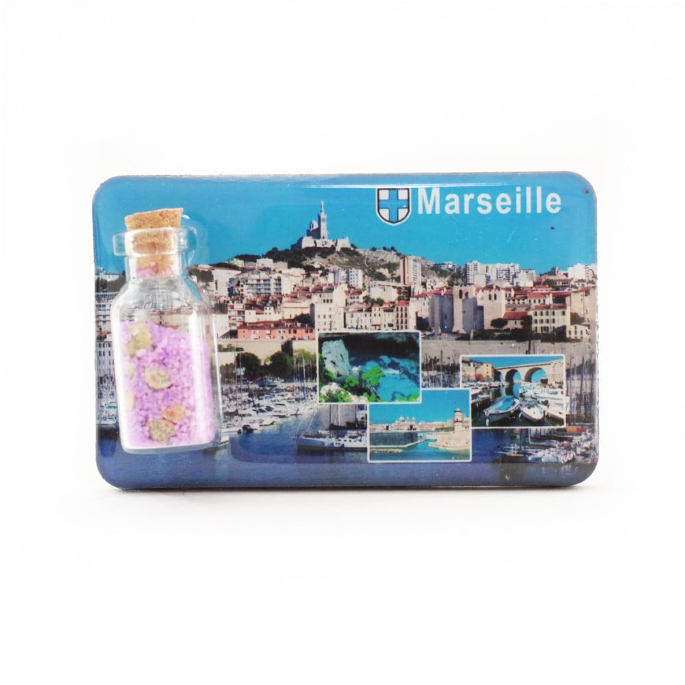 Magnet photo Marseille sable violet