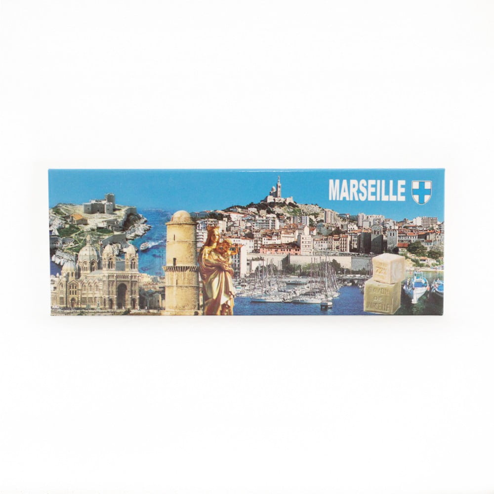 Magnet photo panoramique Marseille montage