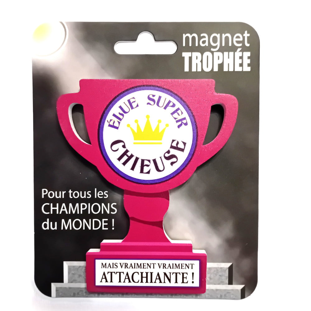 Magnet trophée bois Chieuse