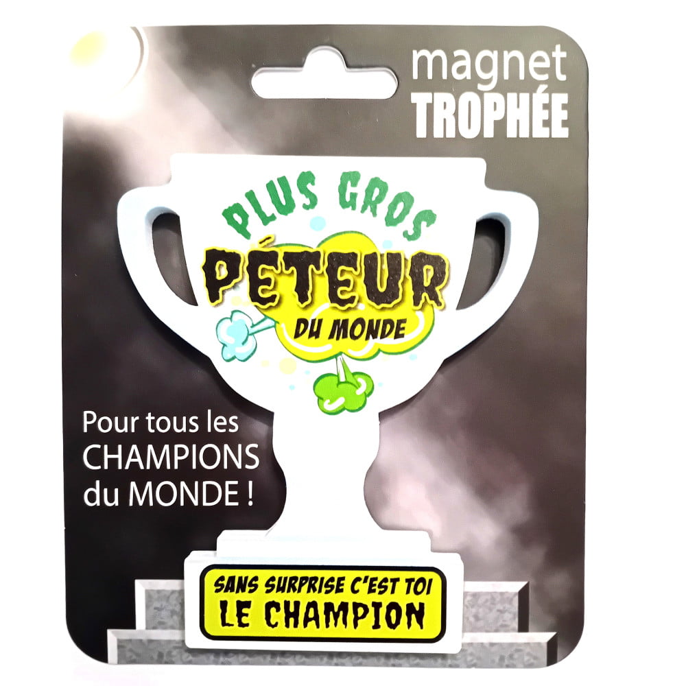 Magnet trophée bois Péteur