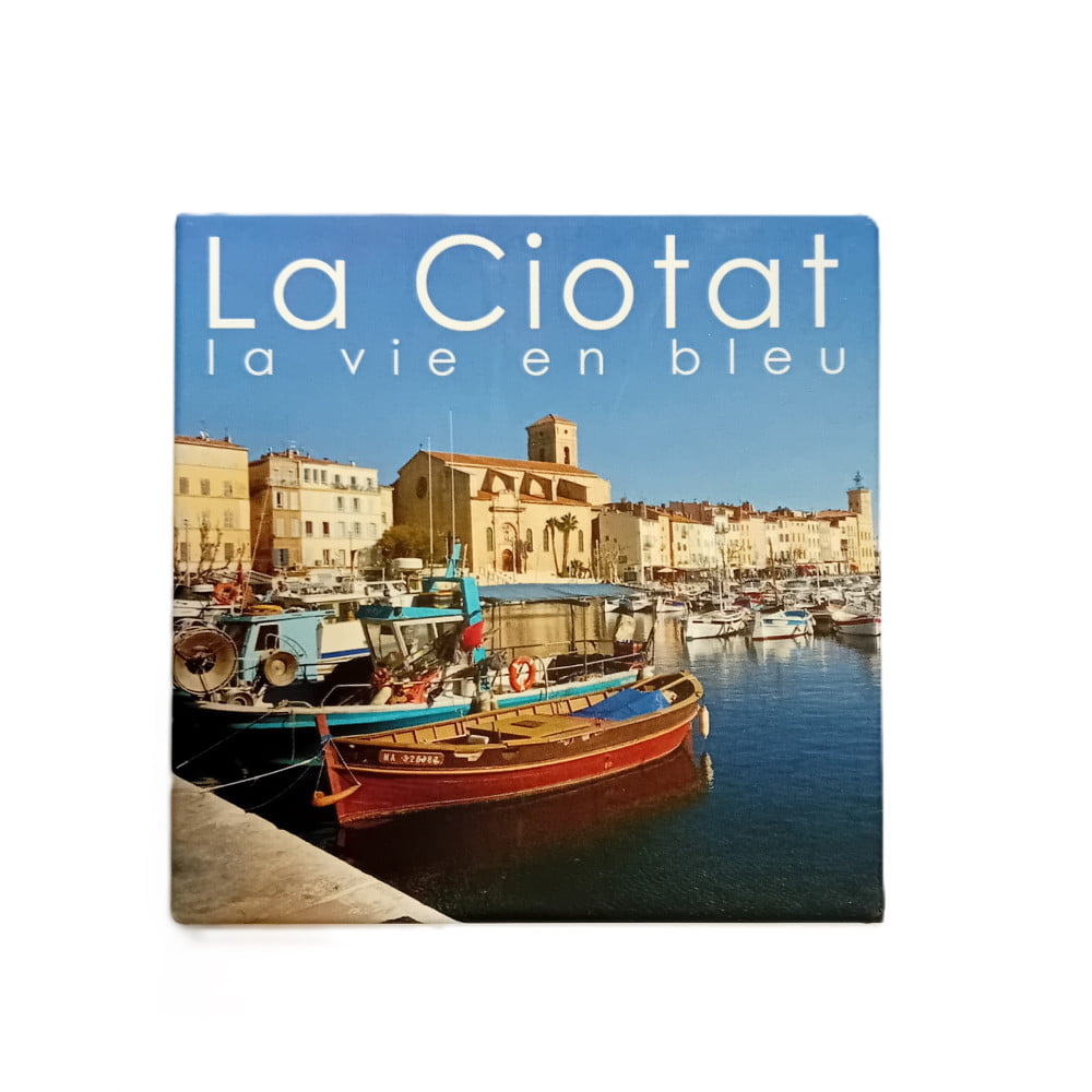 Magnet vintage La Ciotat La vie en bleu