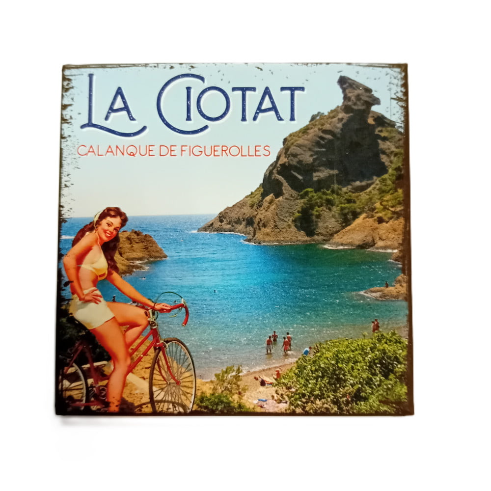 Magnet vintage La Ciotat Calanques de Figuerolles