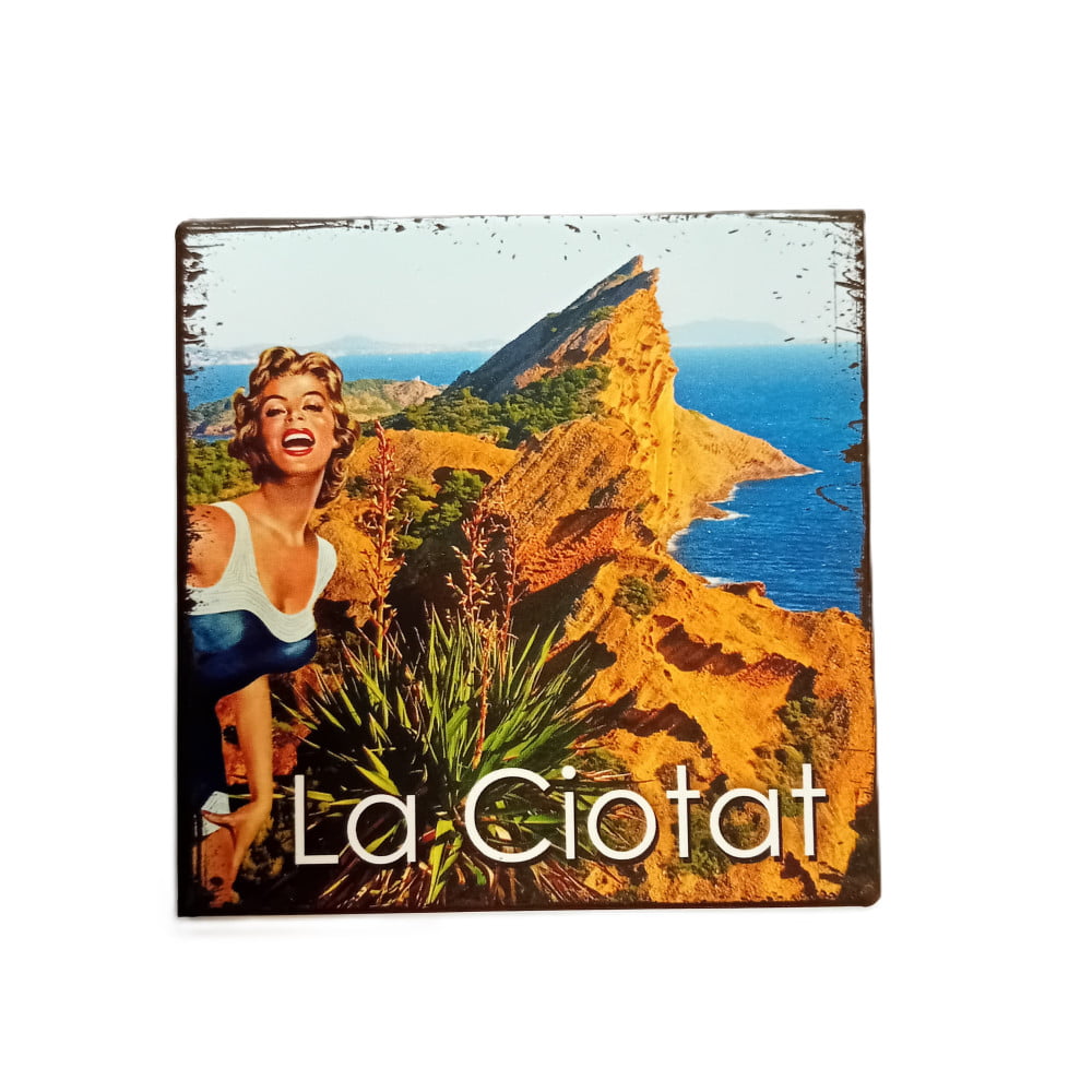 Magnet vintage La Ciotat Les calanques