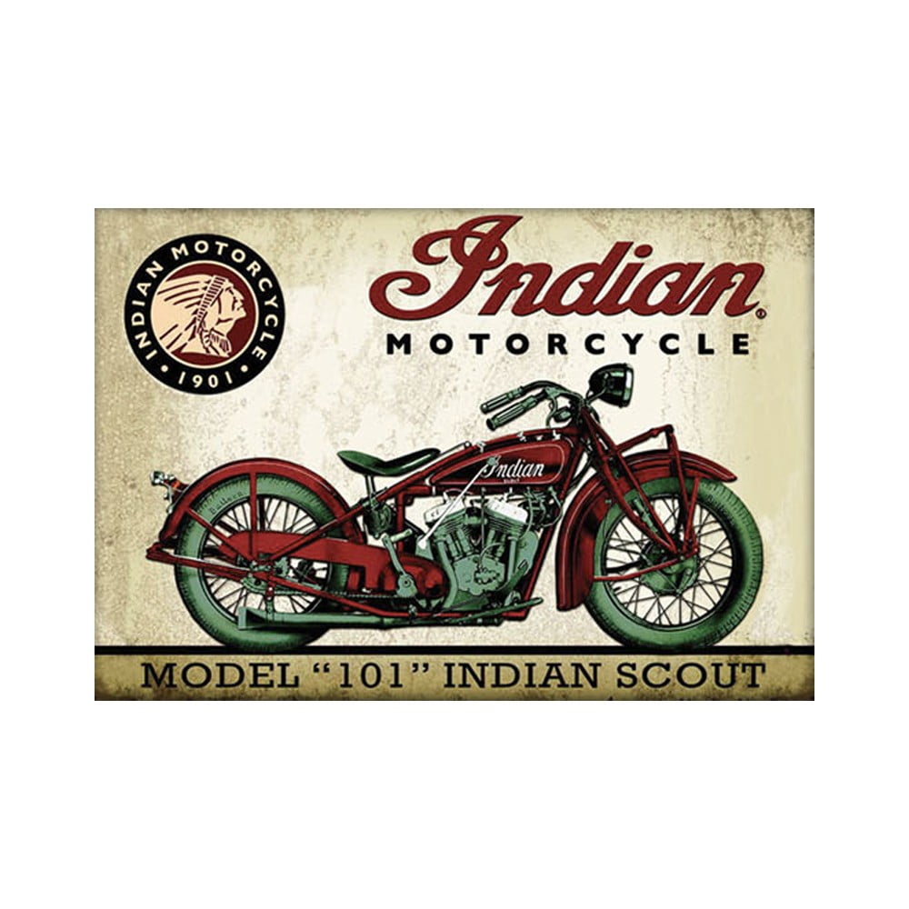 Magnet vintage 101 Indian scoot