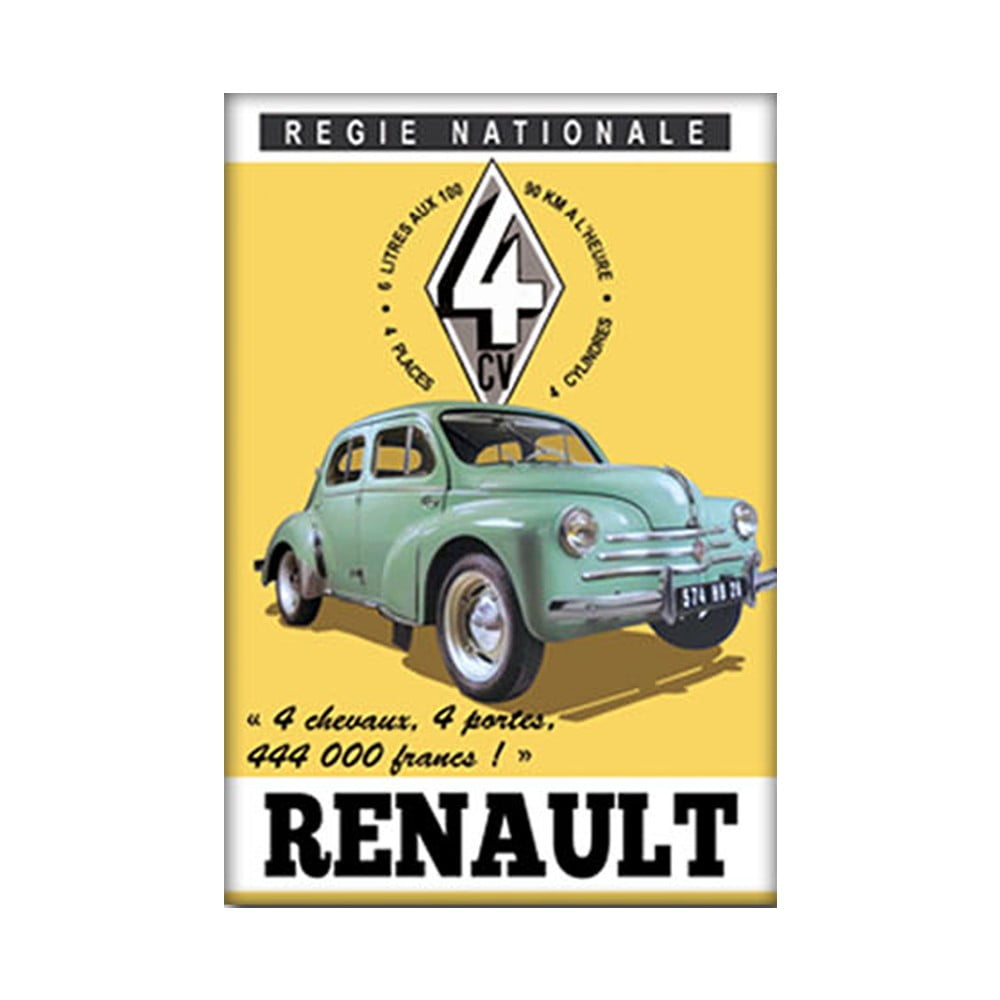 Magnet vintage Renault 4 CV