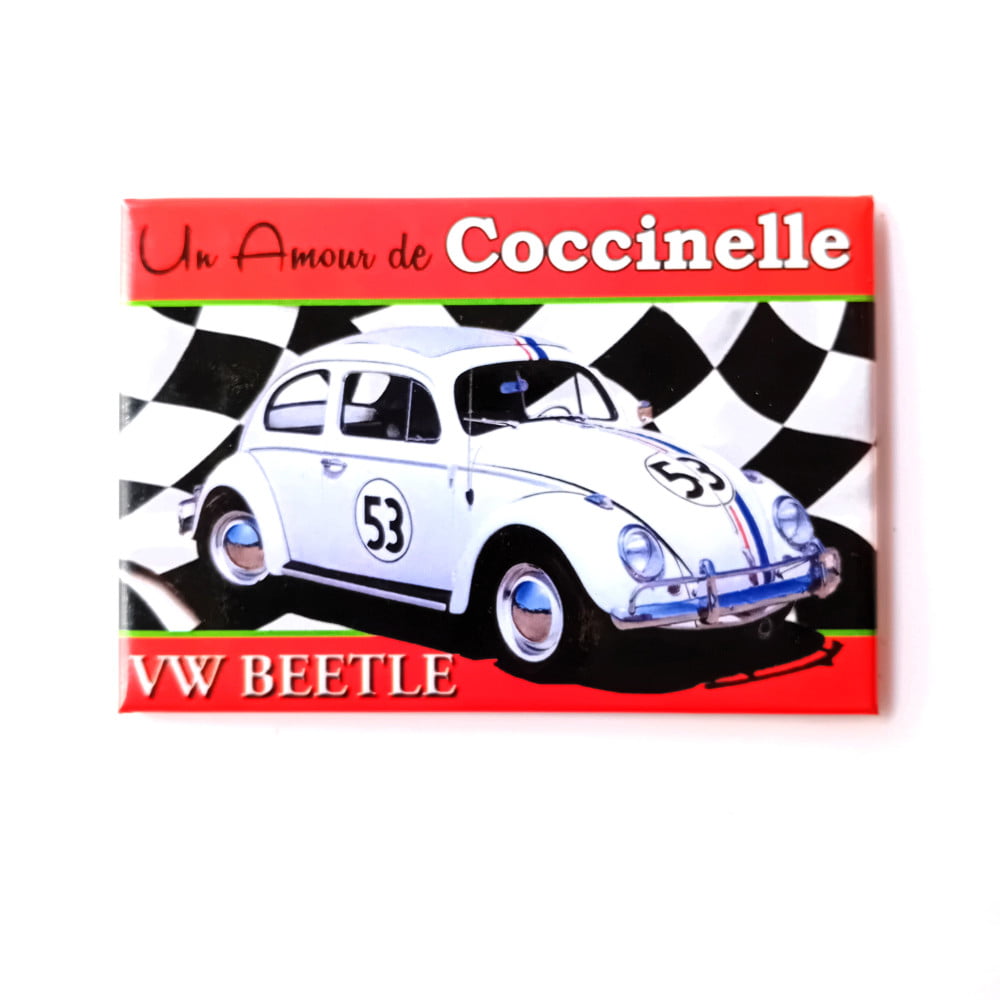 Magnet vintage un amour de Coccinelle volkswagen