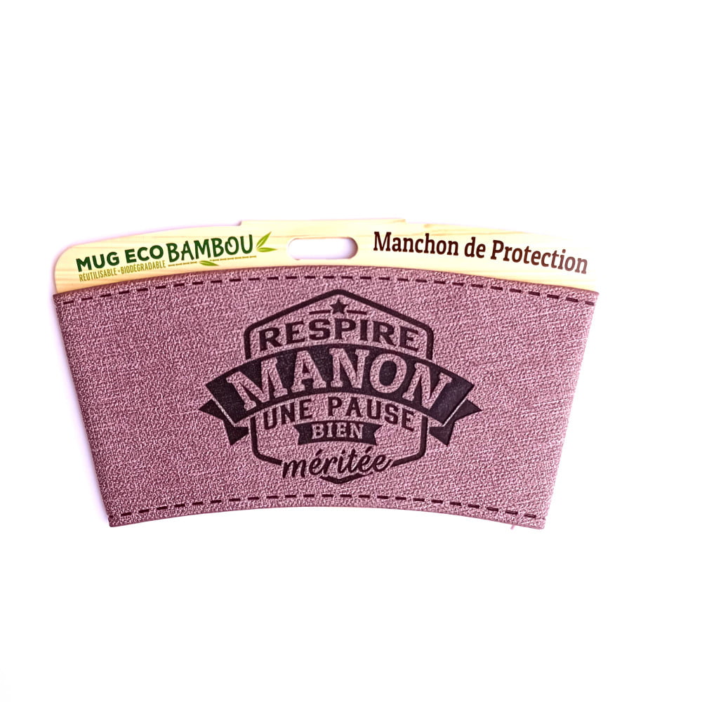 Manchon personnalisé prénom Manon